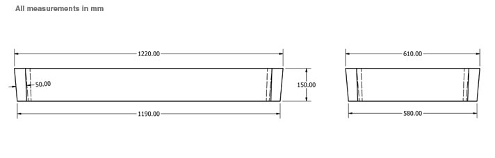 Large Planting Tray