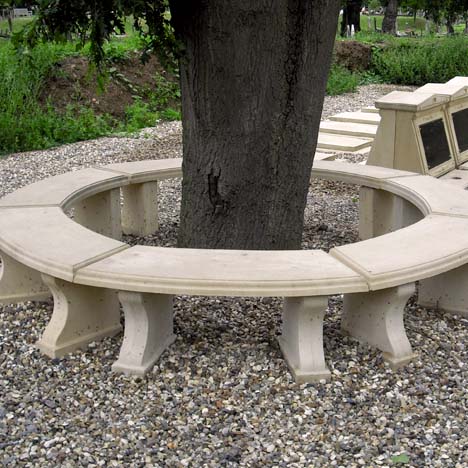 Decorative Stone Bench