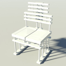 armless windsor chair