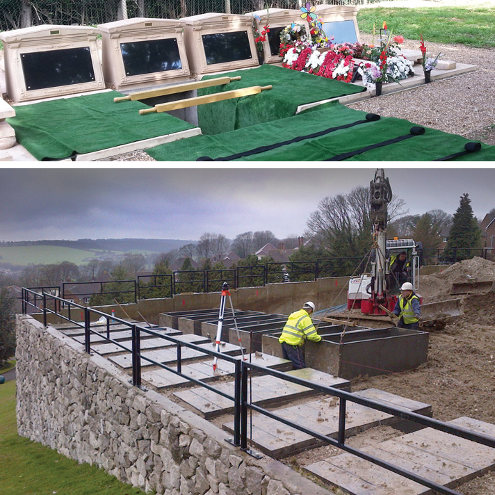 welters cemetery villages provide safe and dry interment provision