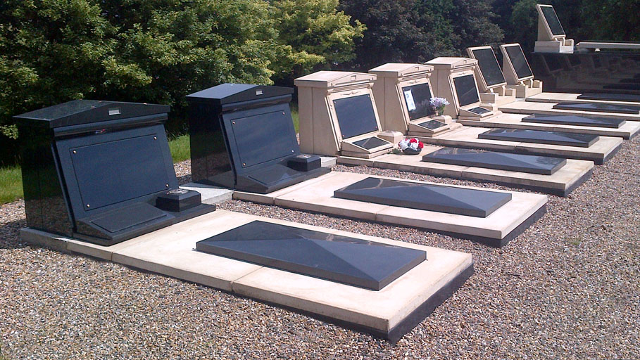 Cemetery Village burial chamber interment facilities