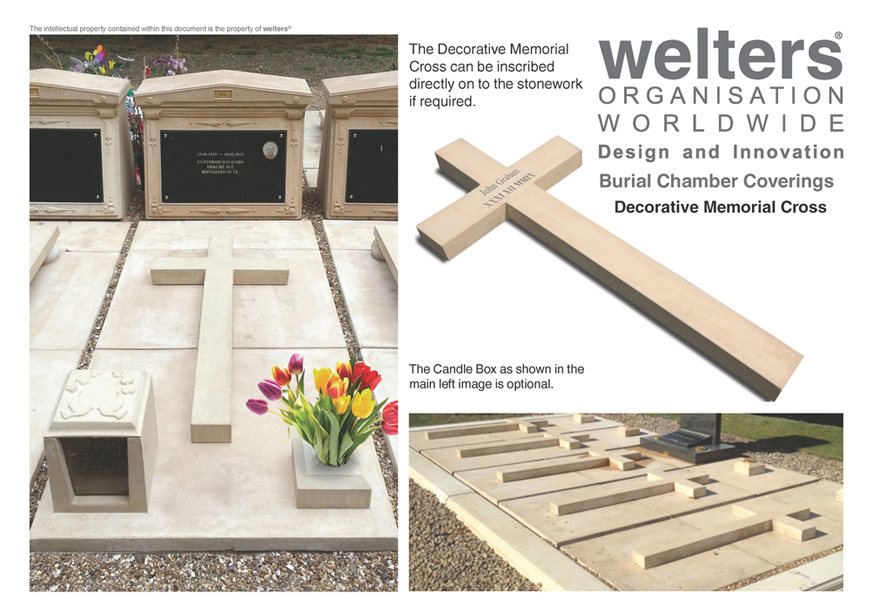 welters Decorative Memorial Cross