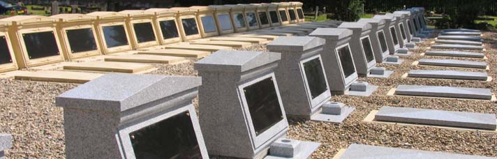 stone and granite burial chamber memorials